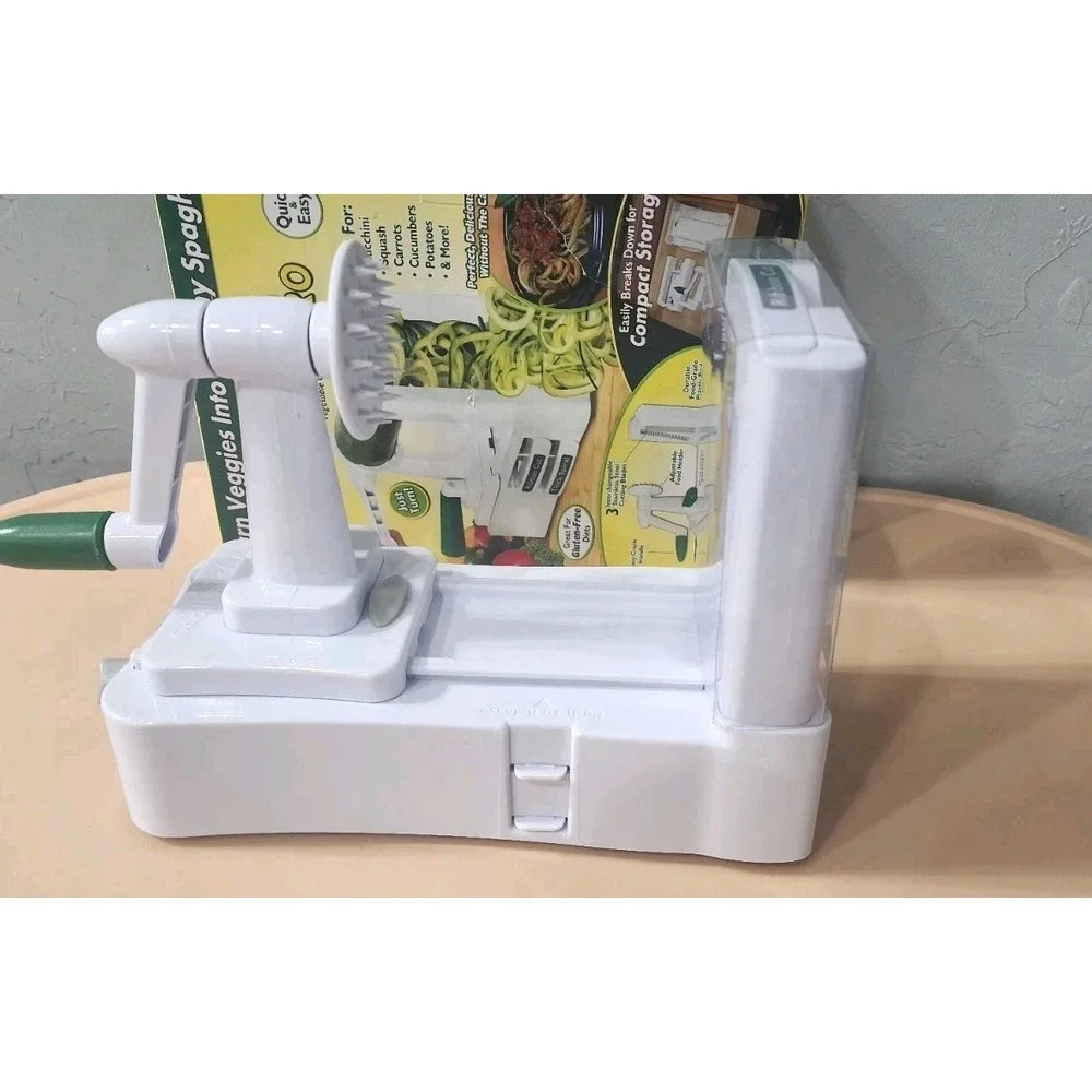 Veggetti Pro Table Top Spiral Vegetable‎ Cutter Open Box